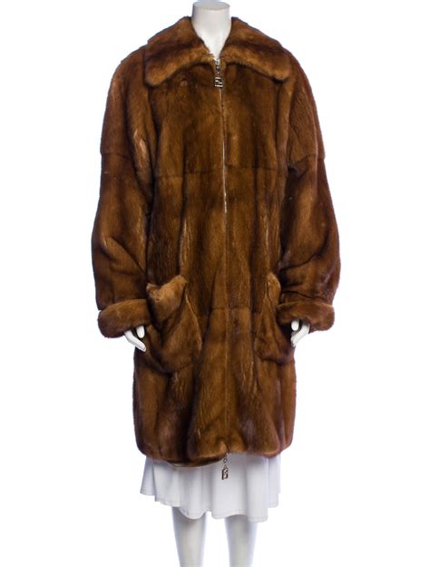 fendi mink coat fur cup charm|Fur Fendi Coats for Women .